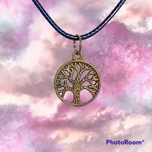 Tree of life charm necklace